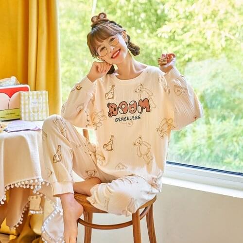 Yeskigu Women's Cotton Pajamas