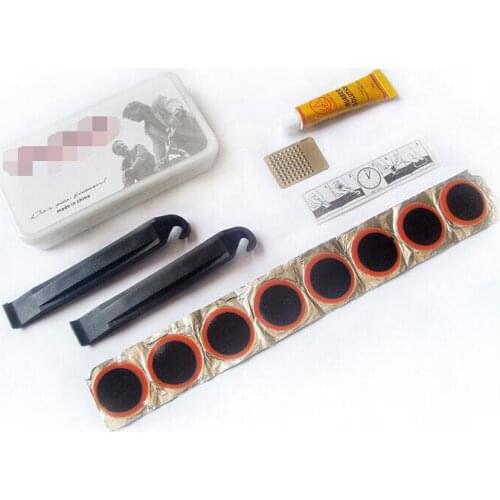 1 Set Portable Bicycle Bike Tire Repair Kits Tools ABS Bike Tire Lever Patch Cement Tool Cycling Bicycle Kits