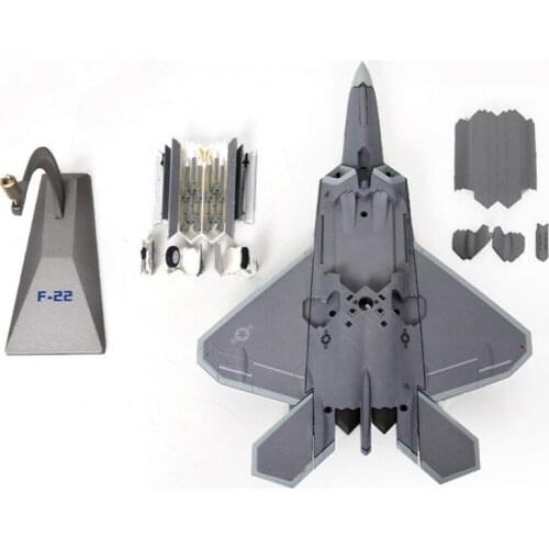 1/72 scale U.S. Falcon stealth machine American Navy Army F22Raptor fighter aircraft airplane model adult toydisplay collections