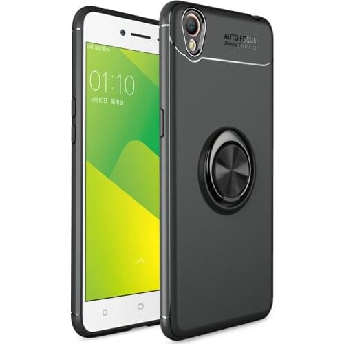 50pcs/lot For OPPO A37 A55 5G A57 A59 A77 Frosted Rotary Buckle Ring Stand Rubber Case For OPPO F19 Pro Plus A94 A74 A54