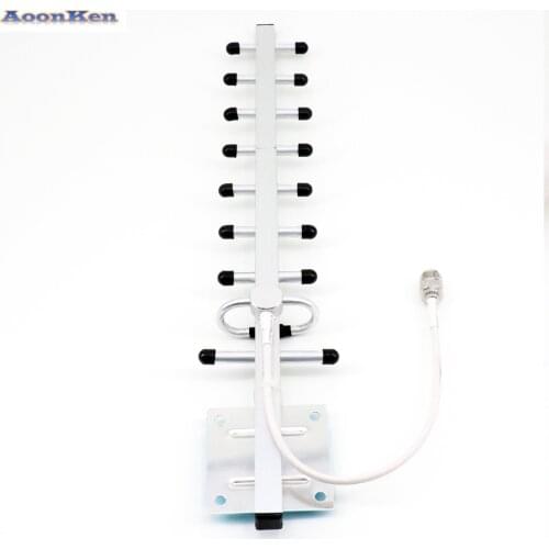 3G 4G External yagi Antenna 1710-2170 DCS 2G 1800Mhz 2100MHz outdoor Antenna 13dBi for GSM DCS WCDMA Cell Phone Signal Repeater