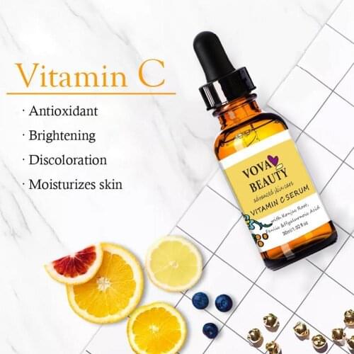 30ml Vitamin C Essence Anti-aging Whitening Moisturiser Face Care Skin Care Topical Serum For Women Girls
