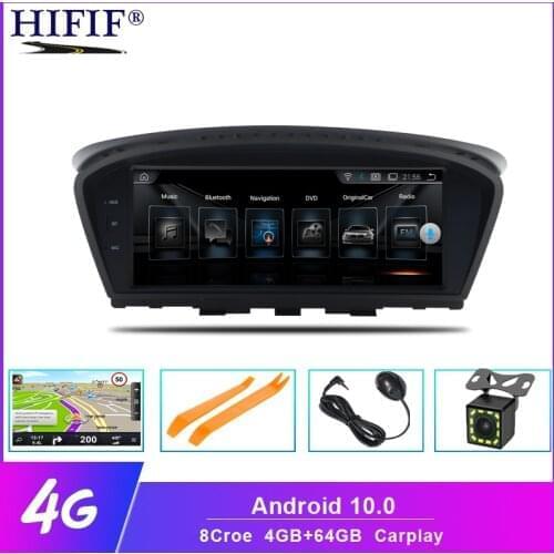 4GB IPS Android 10 Car Radio Multimedia Player For BMW Series 5/3 E60 E61 E62 E63 E90 E91 CIC CCC GPS Navigation Stereo Carplay