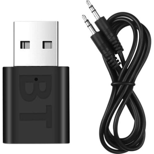 Bluetooth 5.0 Transmitter and Receiver 2 in 1 Bluetooth Transmitter for TV/Car/Home Audio System