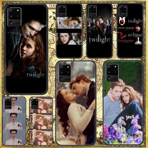 Movie Twilight Saga Phone case For Samsung Galaxy Note 4 8 9 10 20 S8 S9 S10 S10E S20 Plus UITRA Ultra black painting coque art