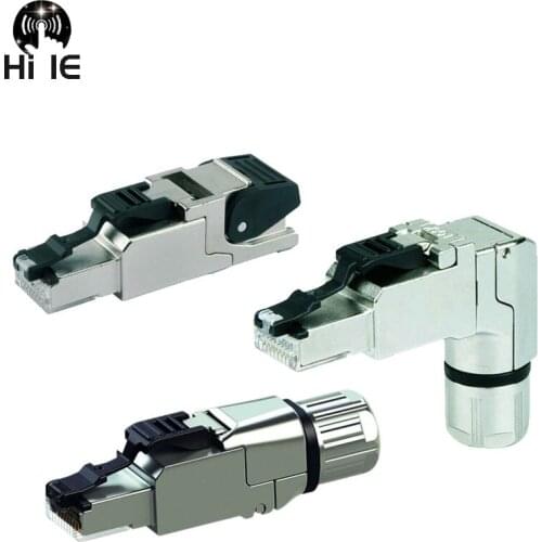 Crystal RJ45 HiFi Audio Field Connector Network Cable Plug MFP8 10 Gigabit CAT.8 Termination Plug for Solid Installation Cable