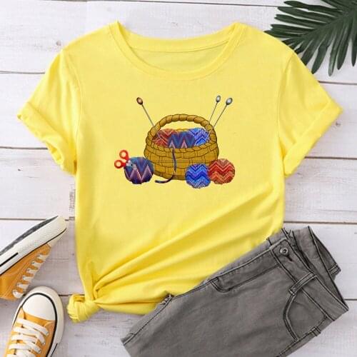 Knitting Women Black T Shirt Girl Harajuku Korean Style Graphic Tops 2021 Kawaii Female T-shirt TX9099