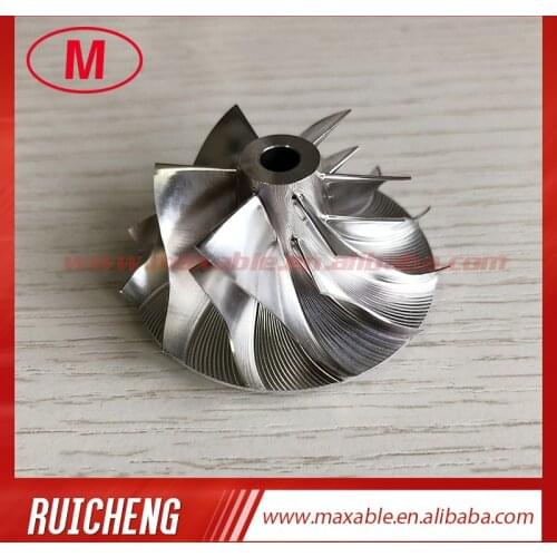 GT14 433287-0004 32.97/44.01mm 6+6 blades turbo milling /aluminum 2618/billet compressor wheel for 454082-0002/454083-0002