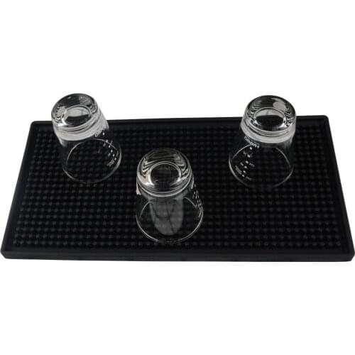 Coffee Bar Mats, Coffee Maker Rubber Mats, Countertop Spill Black Mats-Non Slip Espresso Accessories Coffee Machine Mat Tools