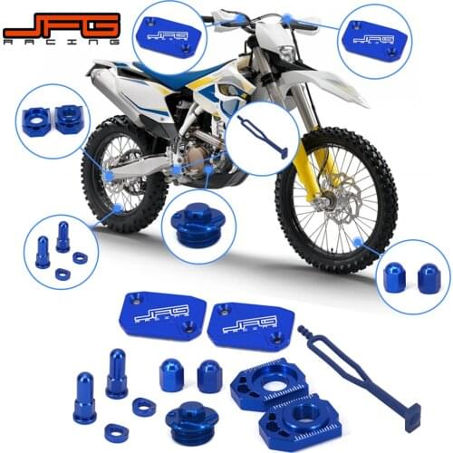 Motorcycle CNC Brake Clutch Fluid Reservoir Cover Bolt Set For Husqvarna TE250 TE300 FC250 FC350 FC450 FE250 FE450 FE501