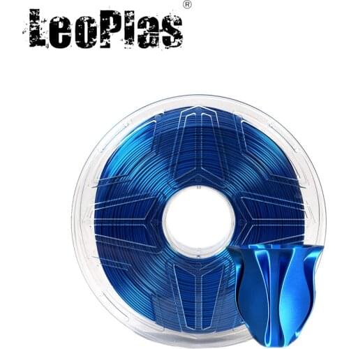 LeoPlas 1kg 1.75mm Metal Dark Deep Navy Blue Silk PLA Filament For 3D Printer Pen Consumable Printing Supply Plastic Material