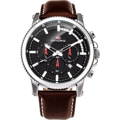 MUJUZE Mens Silver Watch