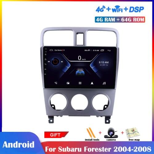 9 inch IPS Screen Android Multimedia Player For Subaru Forester 2004 2005 2006 2007 2008 Car Radio Stereo GPS Navigation DSP