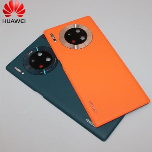 New Original Huawei Mate 30 Pro Battery Back Cover Rear Door Housing Panel Case For Mate 30 With Camera Lens + Sticker + Logo