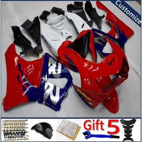 Motorcycle fairing For CBR919RR 1998 1999 CBR 919 RR 98 99 ABS motor plastic panels kit red blue