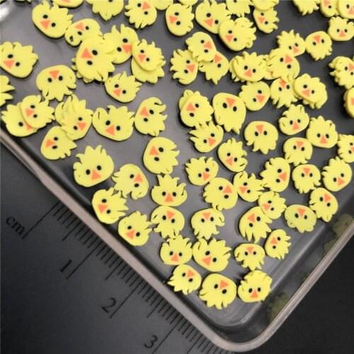 60g Yellow Duck Polymerclay,Soft Clay Sprinkles For Kids Diy/Craft Diy Making/Nail Art/Scrapbook Decoration/Craft Filler