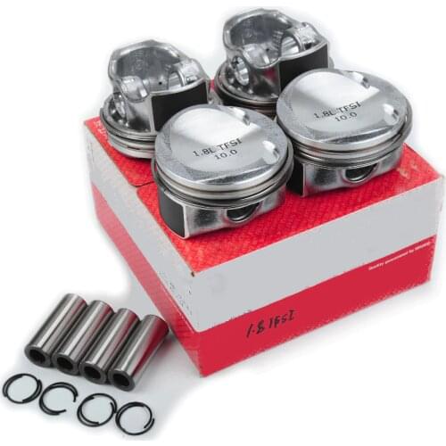 Pistons & Rings STD 82.5mm Diameter 21mm 4pcs Set For VW Golf Passat CC AUDI A3 A4 A5 SKODA SEAT 1.8TSI 1.8TFSI DOHC 16V EA888