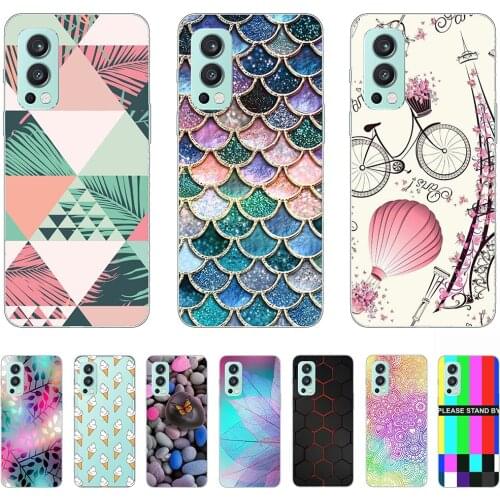 Clear Case for OnePlus Nord 2 5G Silicon Transparent Luxury Tpu Bumper on Nord2 5G 6.43inch Flexible Fundas Coque Etui Bumper