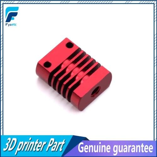 2pcs Red 3D Printer MK10 V6 Heat Sink Radiator Fit 22mm Cooling Fan Aluminum Fins With Size 27x22x12mm Hot For CR8/CR10