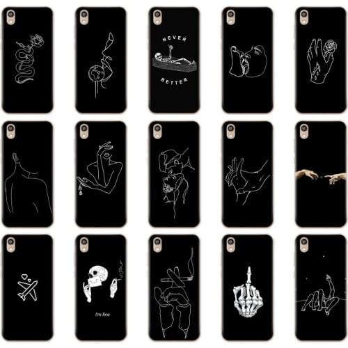 Silicon Case for Honor 8S Case Soft TPU Phone cover For Huawei Honor 8S KSE-LX9 Honor8S 8 S 5.71'' coque bumper cute black