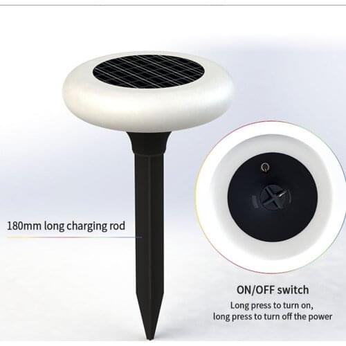 Solar Lawn Light Color Gradient Walkway Lamp LED Pathway Light IP67 Waterproof Garden Backyard Landscape Outdoor Lighting