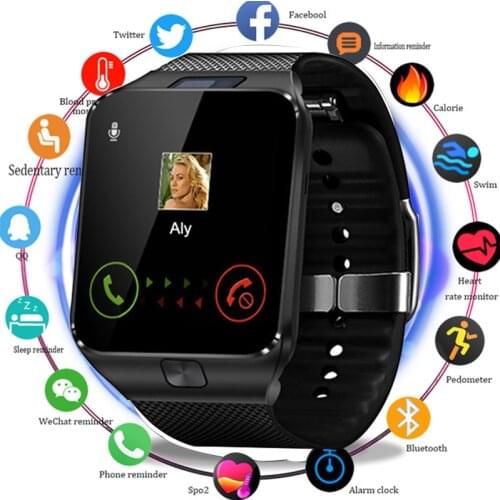 DZ09 Smart Watch Bluetooth Call Smartwatch With Sim TF Card Solt Passometer Wrist Watch For Android IOS Smart Phones Watch Men