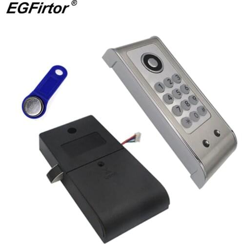 Smart Password Lock Wooden Door TM Card Lock Electric Cabinet File Lock Battery File Drawer Security Door Lock With One Card