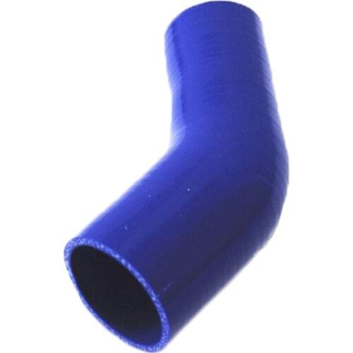 Spsld universal 3-layer 51mm / 57mm / 60mm / 63mm / 70mm 45 ° silicone hose intercooler turbine coupler pipe intake pipe blue