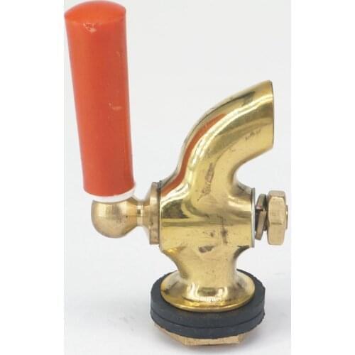 Bronze Antique brass red handle faucet water tap Petcock 3/8" BSP Male Thread Connection for Insulation barrel