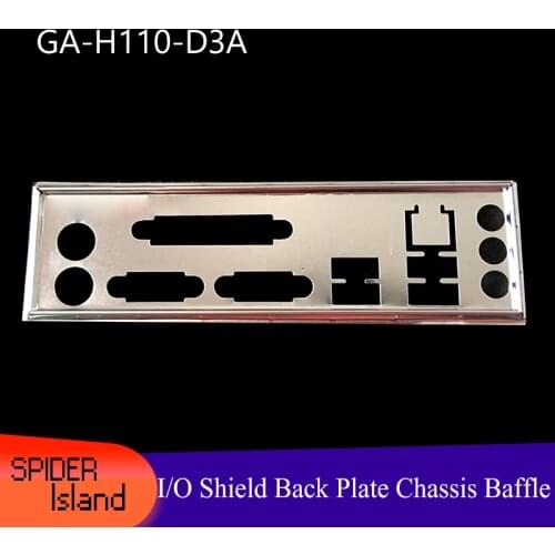 I/O Shield Back Plate Chassis Bracket of Motherboard for GIGABYTE GA-H110-D3A Baffle Backplane