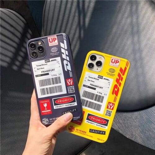 DHL Express 50th Anniversary Edition Label phone case For VIVO Y93 Y91i Y91 Y95 Y20 Y20i Shockproof Silicon Transparent Cover