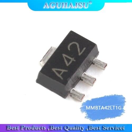100PCS MMBTA42 SOT23 A42 SOT MMBTA42LT1G SMD 1D SOT-23 3B new transistor