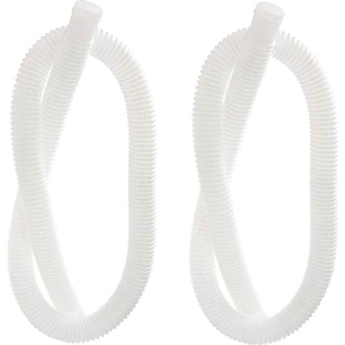 2 Pack Accessory Hose Replacement for Intex Models 607 637 1.25Inch Diameter Pool Pump Hose - 59Inch (150cm)