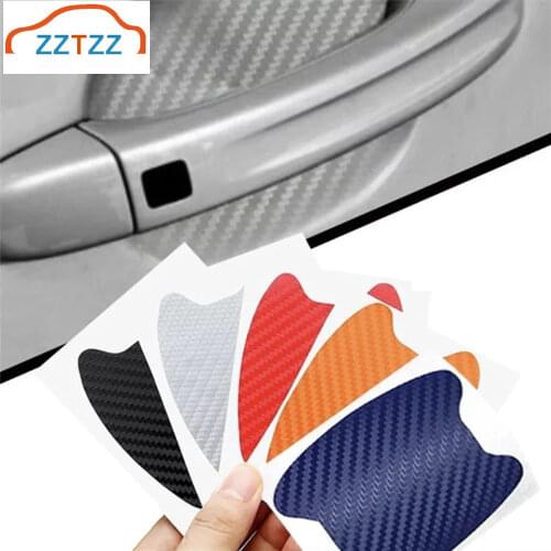 4Pcs/Set Car Door Sticker Scratches Resistant Cover Car Handle Protection Film Automotive Car Exterior Decoration Dropshipping