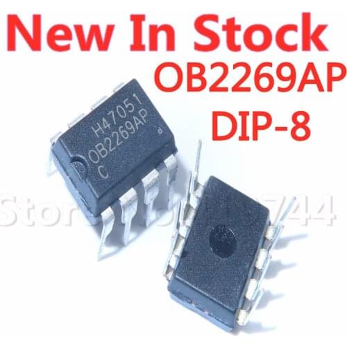 5PCS/LOT 100% Quality OB2269AP OB2269 DIP-8 LCD power management chip In Stock New Original
