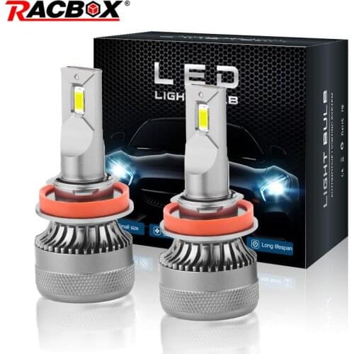 60W H9 Car Haedlight H8 H11 H4 H7 H1 H3 20000LM 9005 9006 Hi/Lo Beam 6000K White Auto fog Light Headlamp Bulbs