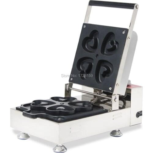 Hot sale 4pcs commerical Mini donut making machine for sale,doughnut machine,heart shape donut maker