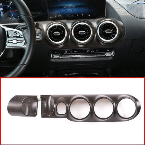For Mercedes Benz B Class W247 2020 ABS Oak wood grain Central Control Air Conditioning Decorative Panel Trim Car Accessories