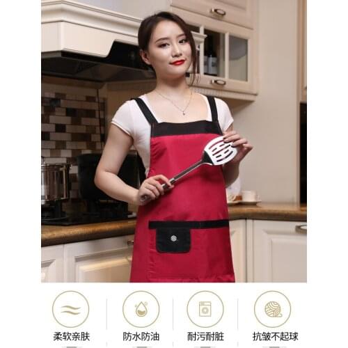 Apron custom logo Korean version of fashion apron advertising custom printing