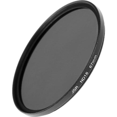 67mm ND16 Filter Neutral Density Optical Glass Lens Protection for Canon Sony Nikon Pentax Camera DV DC