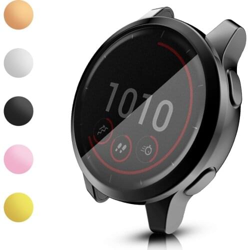 Flexible Screen Protector Cover for Garmin Vivoactive 4 4s Watch Case 40mm 45mm Bumper for Venu 2 2S Scratch-resistant TPU Shell