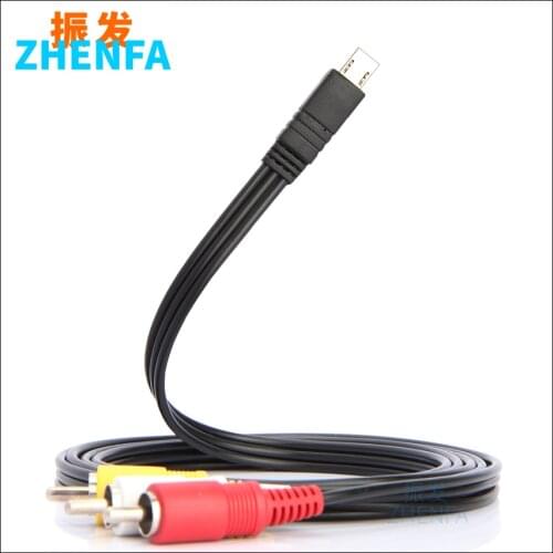 MULTI VMC-15MR2 AV Audio Video Cable Camera Connecting Home TV HDTV RCA A/V Plug Cable For Sony HDR-PJ220/CX230/CX220/PJ240