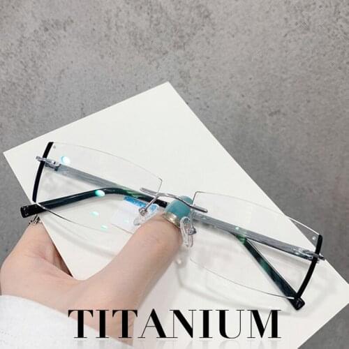 Royal Luxury Men Titanium Myopia Anti Blue Light Reading Glasses Unisex Commercial Dignity Special Ti Prescription Hyperopia