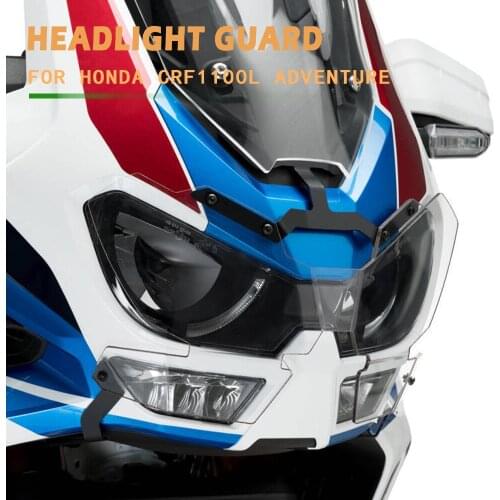 For Honda CRF1100L L1 Africa Twin Adv CRF 1100 L 2020- Headlight Guard Lens Motorcycle Accessories Front Lamp Cover Protection