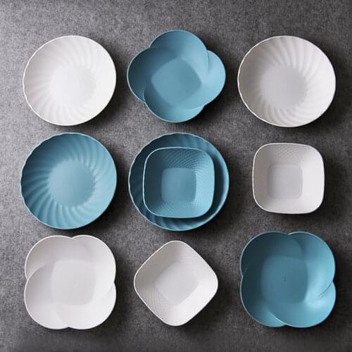 Living room plastic dry fruit plate snack plate fruit plate candy plate melon seed plate tea table fruit bowl snack plate