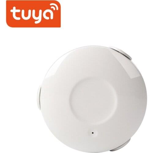 WiFi Water Leakage Sensor Alarm Independent Flood Alert Overflow Smart Home Security Alarm System Compatible with Google Alexa