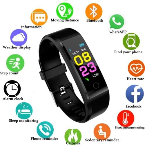 Smart Watch 2021 Men Women Kids Bluetooth Heart Rate Monitor Waterproof Clock for Xiaomi Apple Watch reloj inteligente hombre
