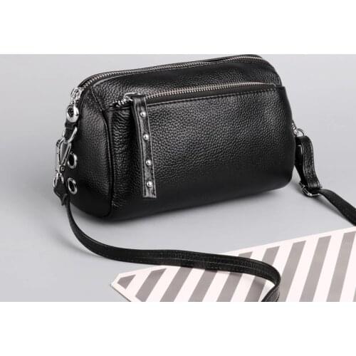 Genuine Leather Crossbody bags for women Small Shoulder Messenger Bag Ladies Fashion Purses and Handbags Female Phone Pouch