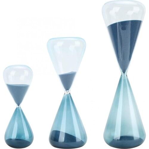 Home Decoration Hourglass Sand Glass Innovative Cone Shape Unique Sand Clock Timer Glass Birthday Gift Home Table Ornament
