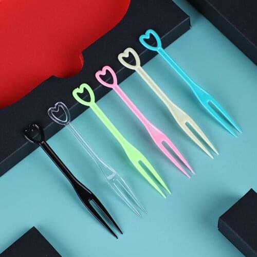 Disposable Fork Individually Wrapped Black Plastic Forks Wedding Party Birthday Fruit Cake Salad Dessert Takeaway For Business